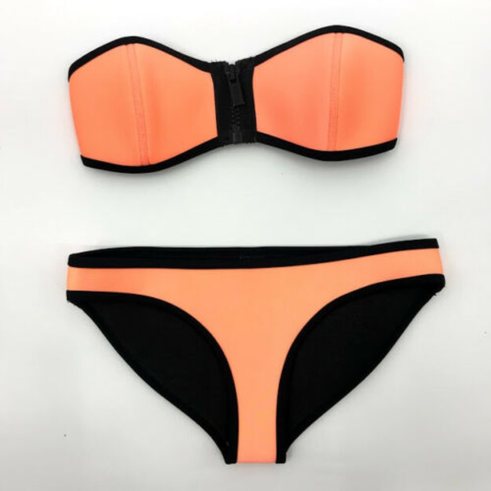 Triangl Bikini Swimsuit Top & Bottom Set XS